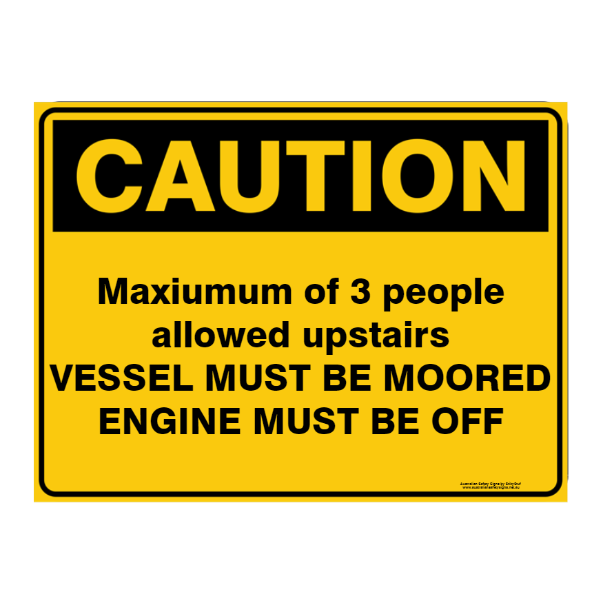 Custom Text Caution Sign