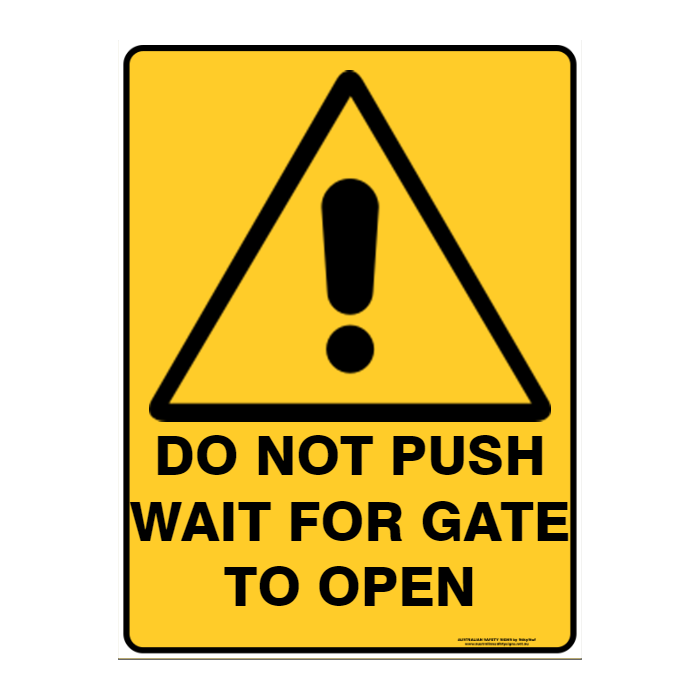 Warning Custom Text Sign