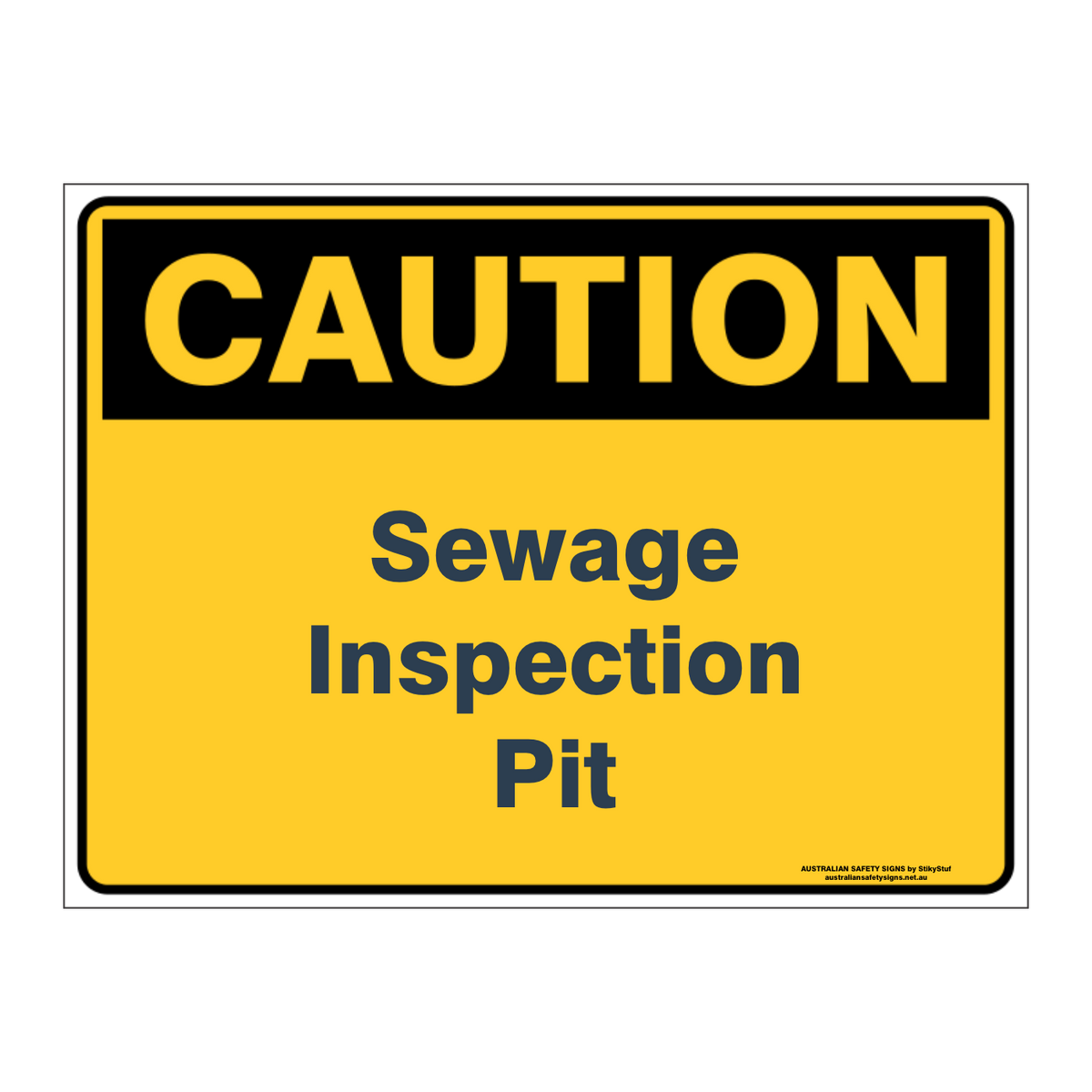 Custom Text Caution Sign
