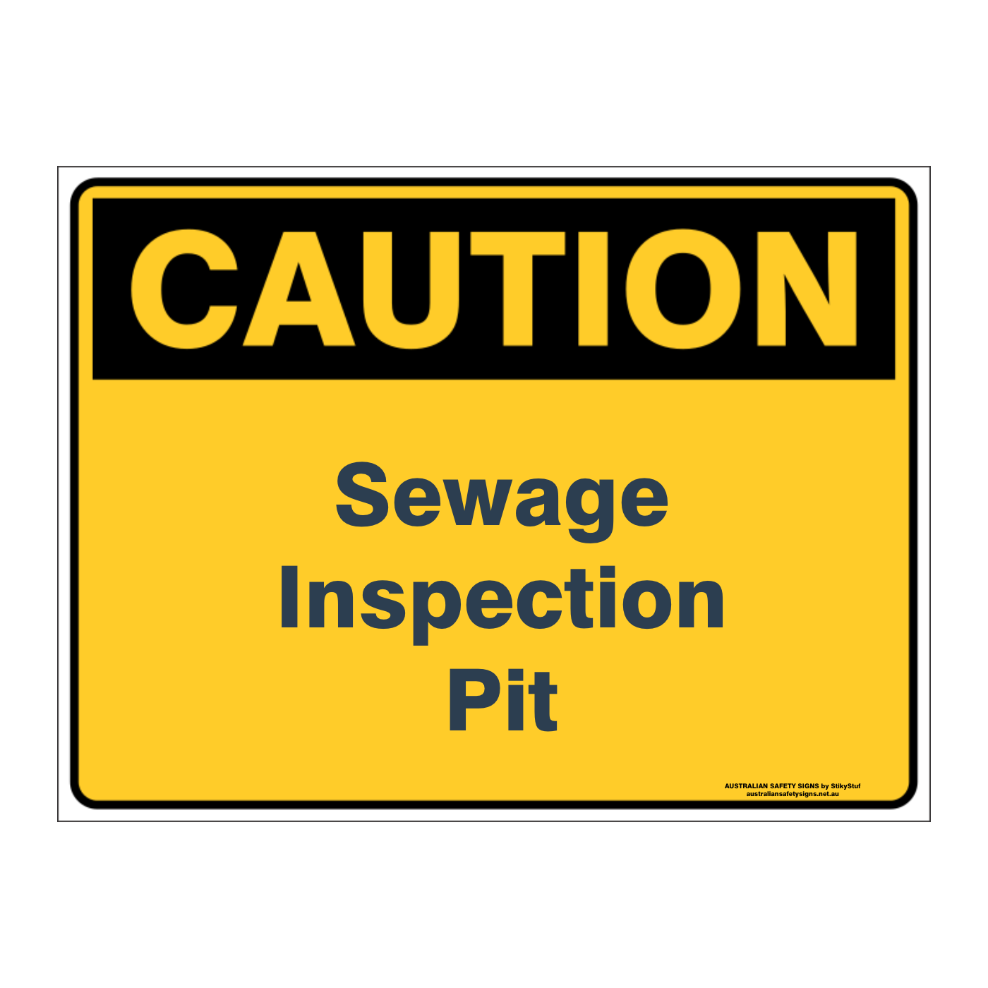 Custom Text Caution Sign