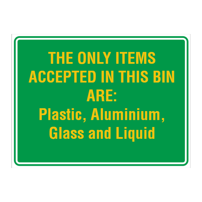 Custom Text Emergency Sign