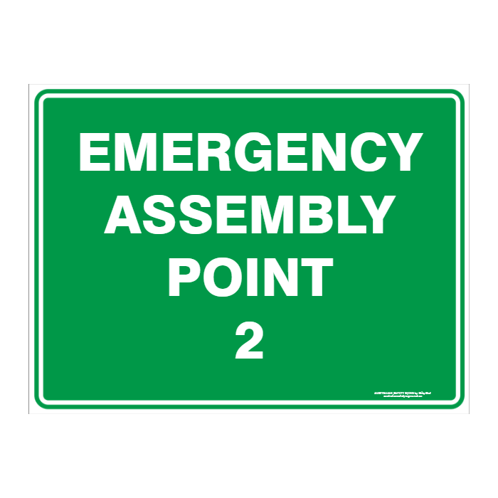 Custom Text Emergency Sign
