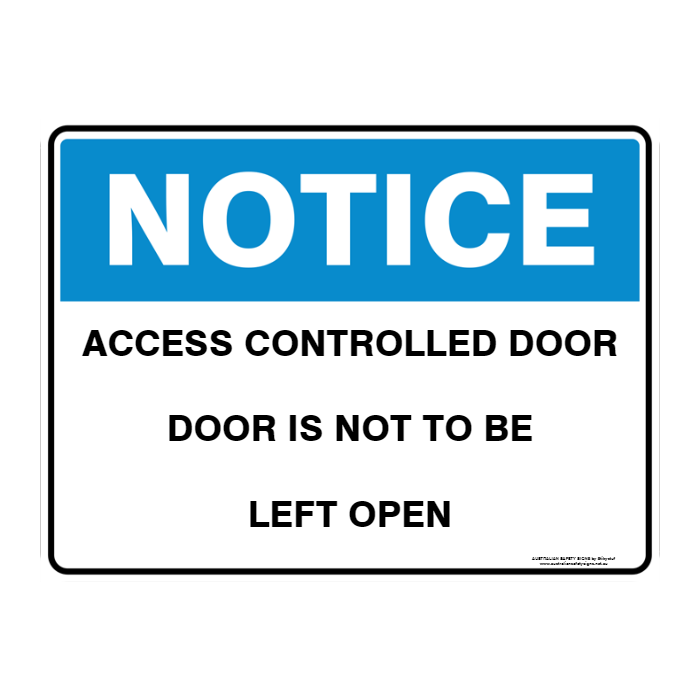 NOTICE CUSTOM TEXT SIGN