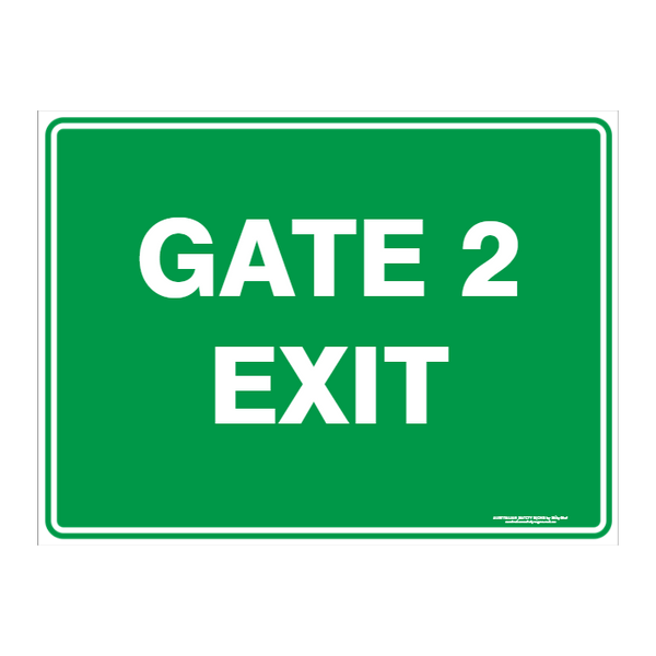 Custom Text Emergency Sign - Australian Safety Signs