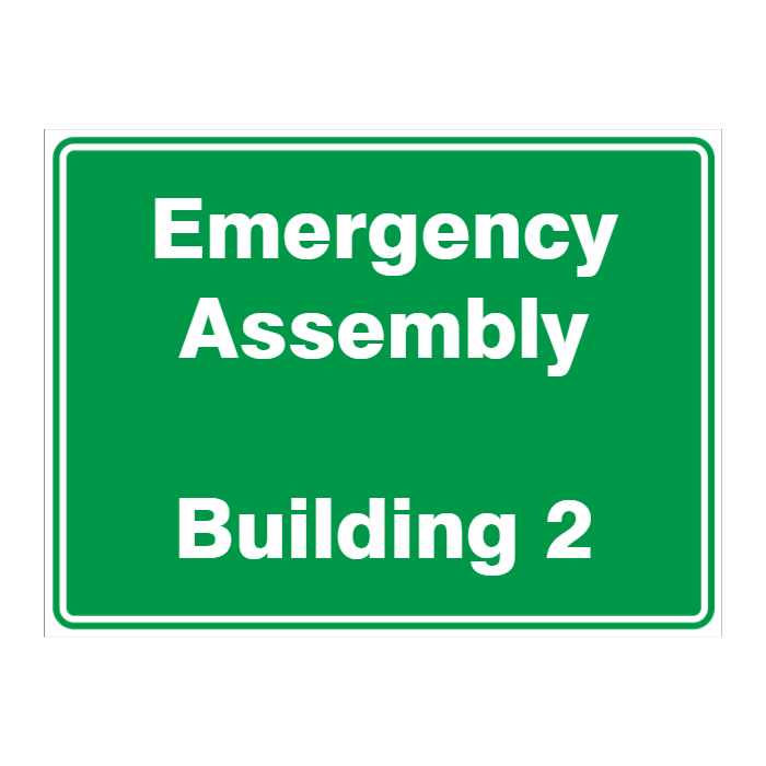 Custom Text Emergency Sign