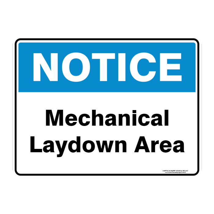 NOTICE CUSTOM TEXT SIGN