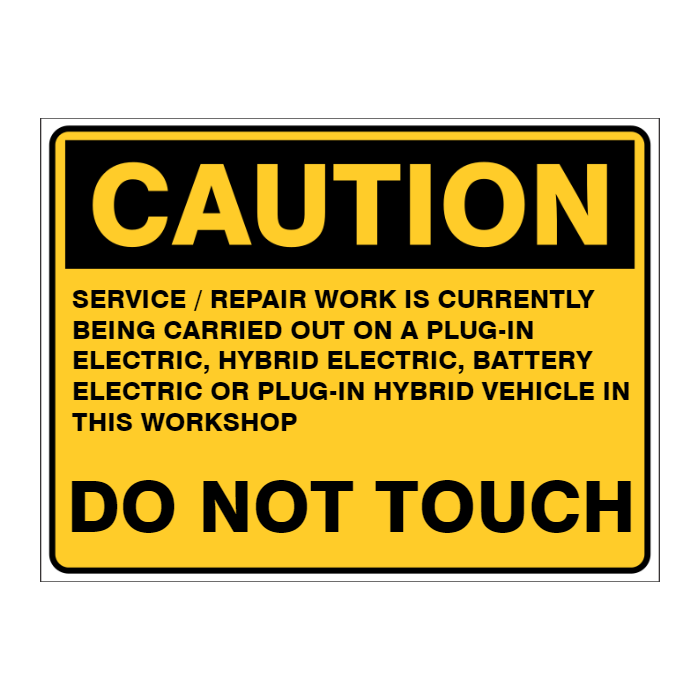 Custom Text Caution Sign
