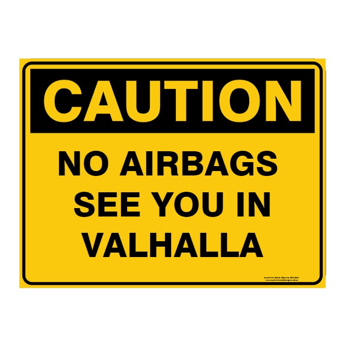 Custom Text Caution Sign