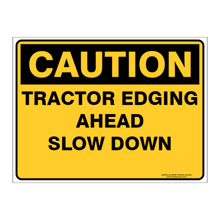 Custom Text Caution Sign
