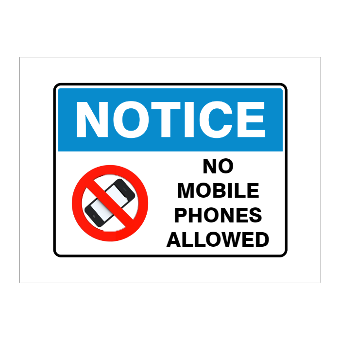 Custom Text Emergency Sign