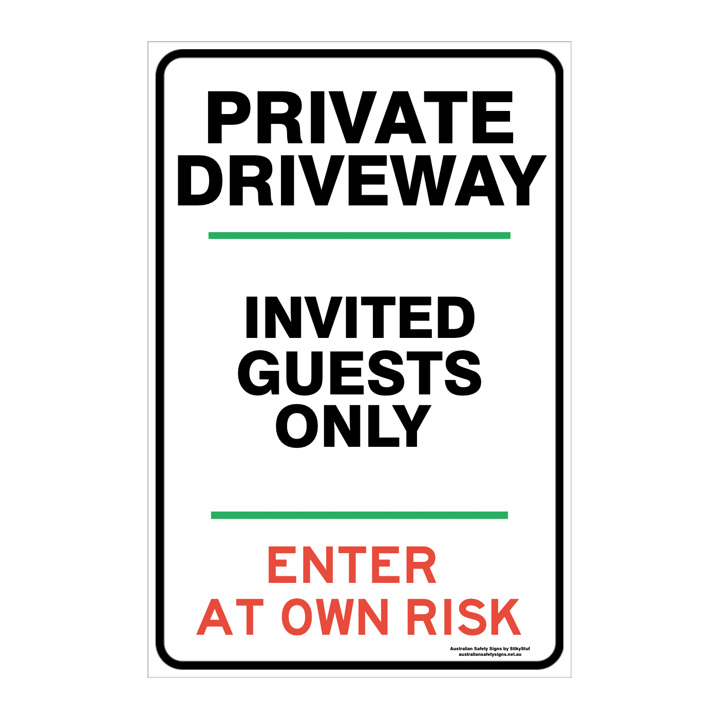 CUSTOM PARKING SIGN