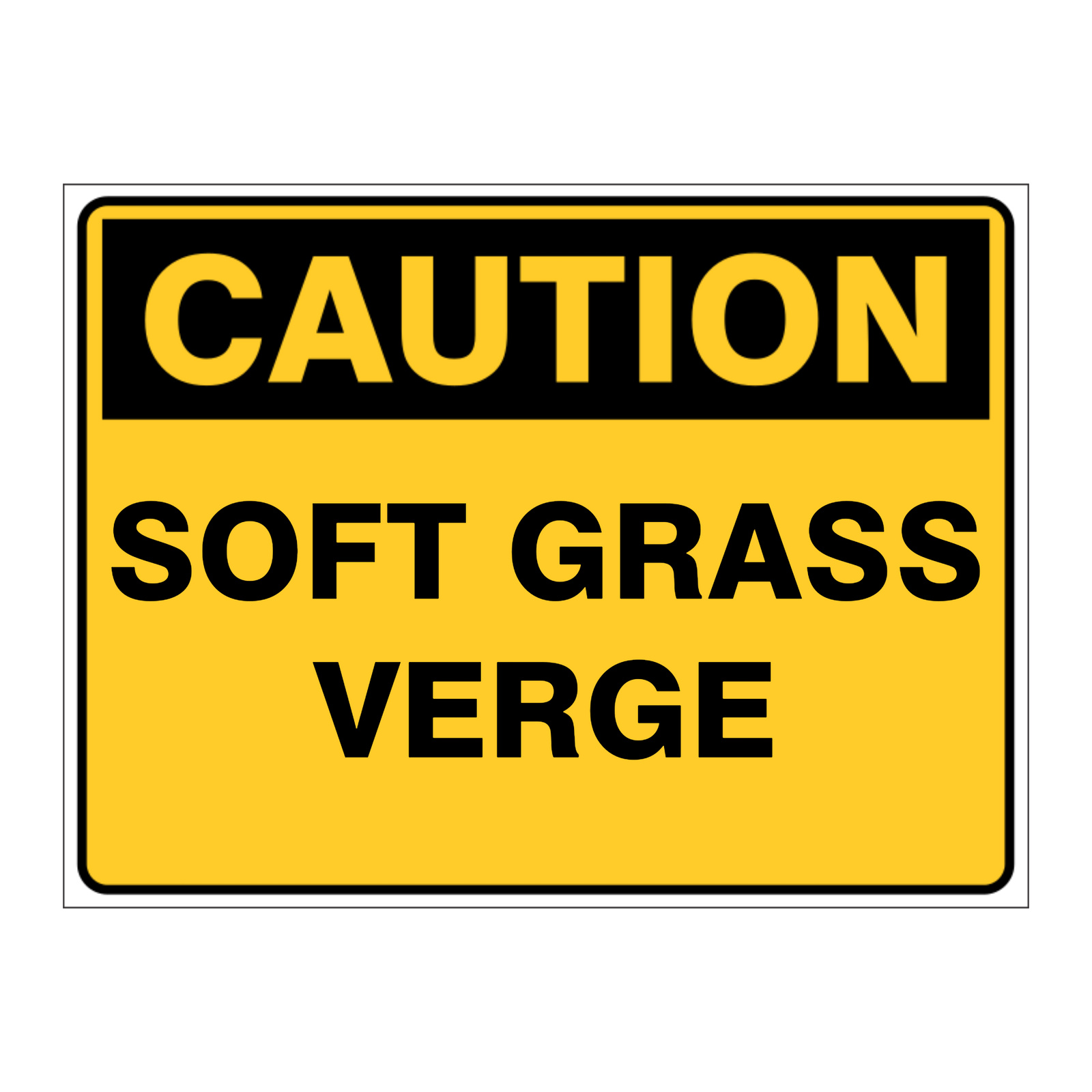 Custom Text Caution Sign