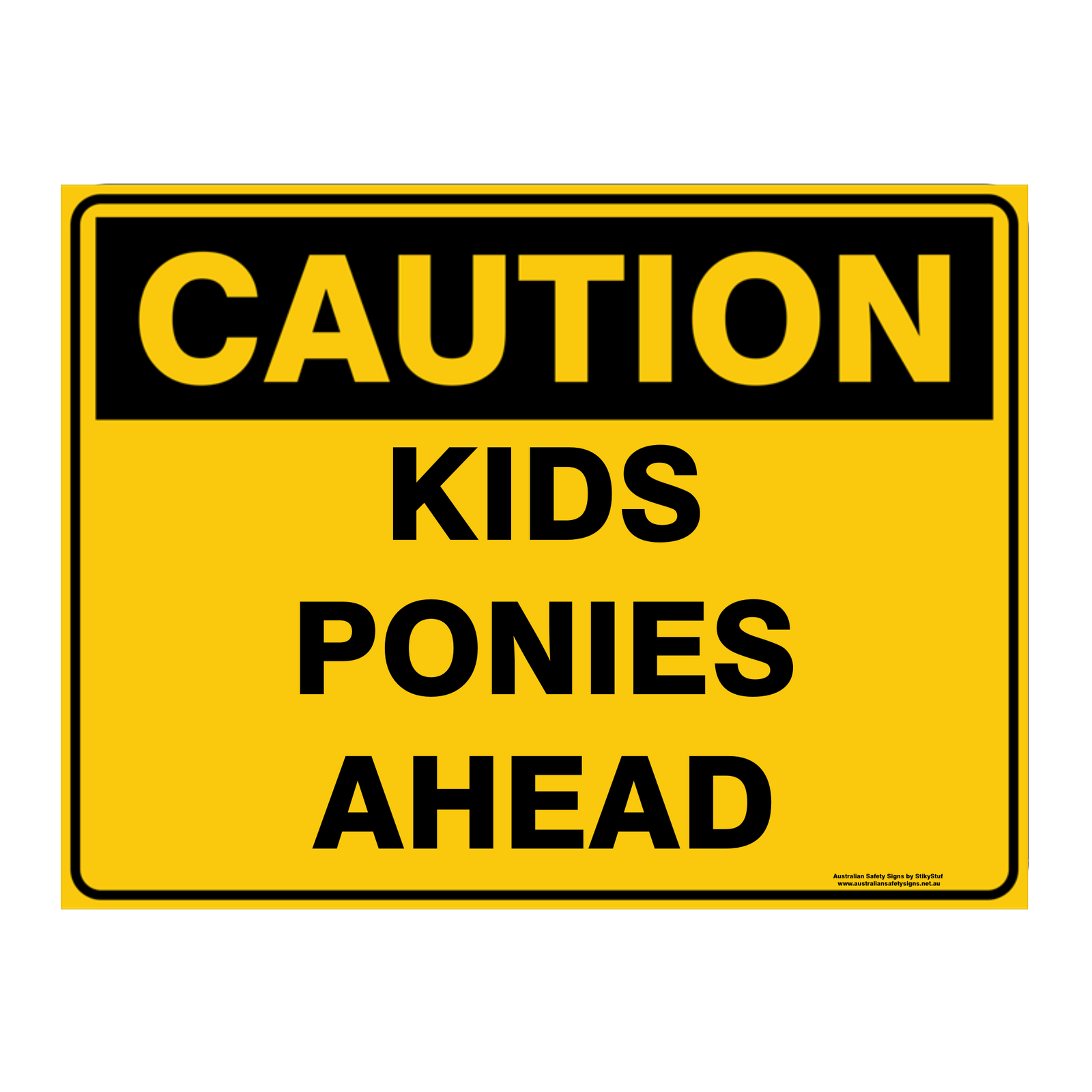 Custom Text Caution Sign