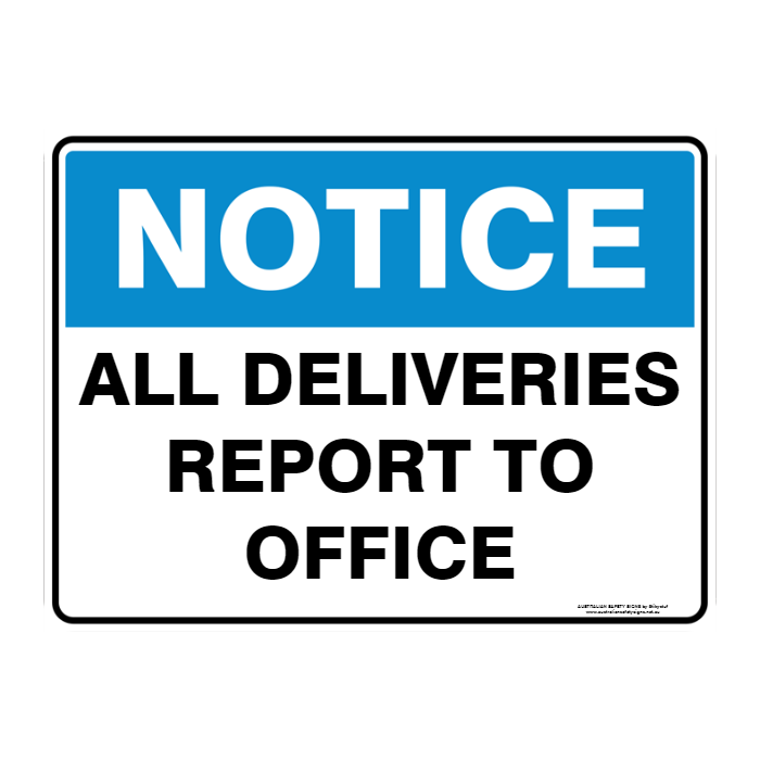 NOTICE CUSTOM TEXT SIGN