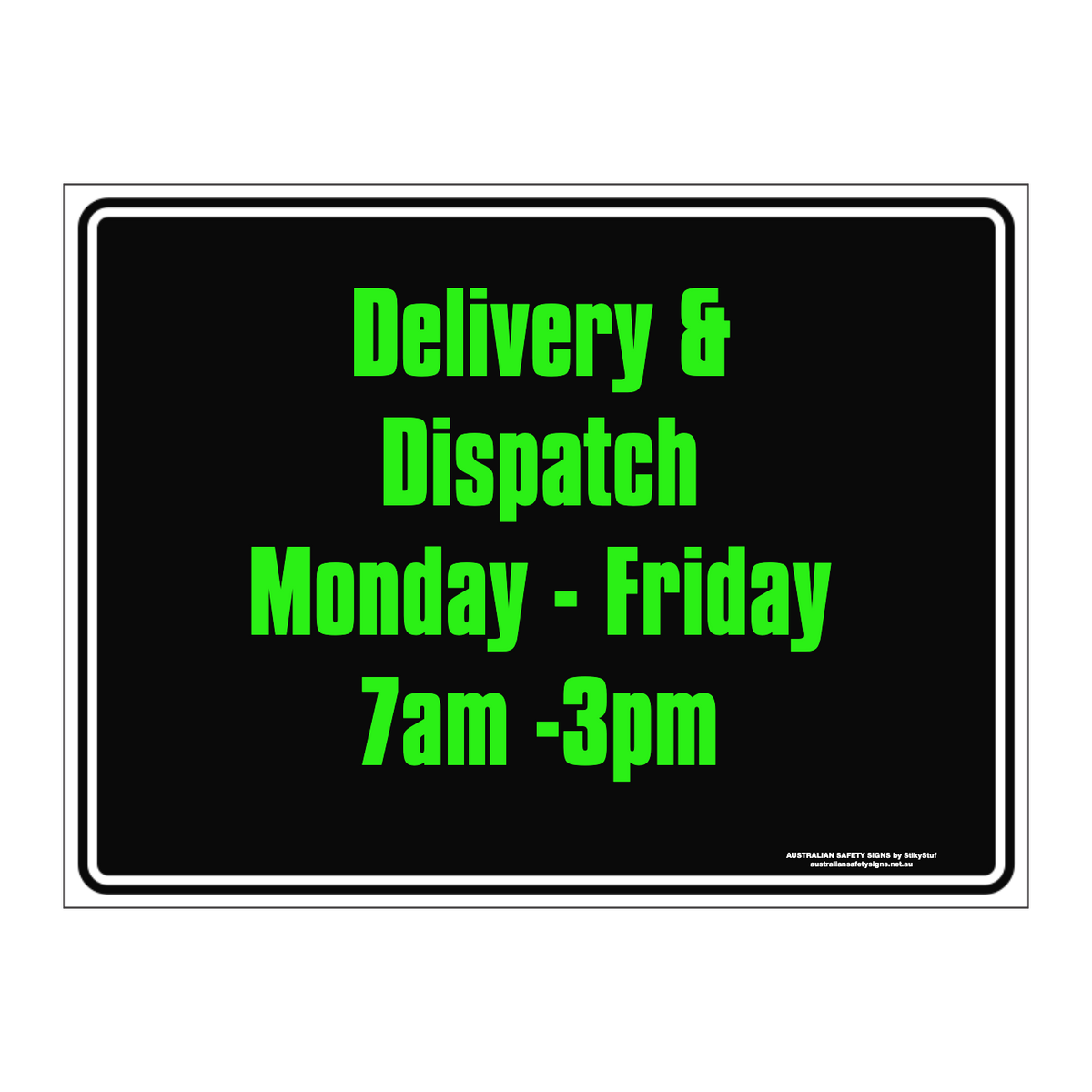 Custom general sign