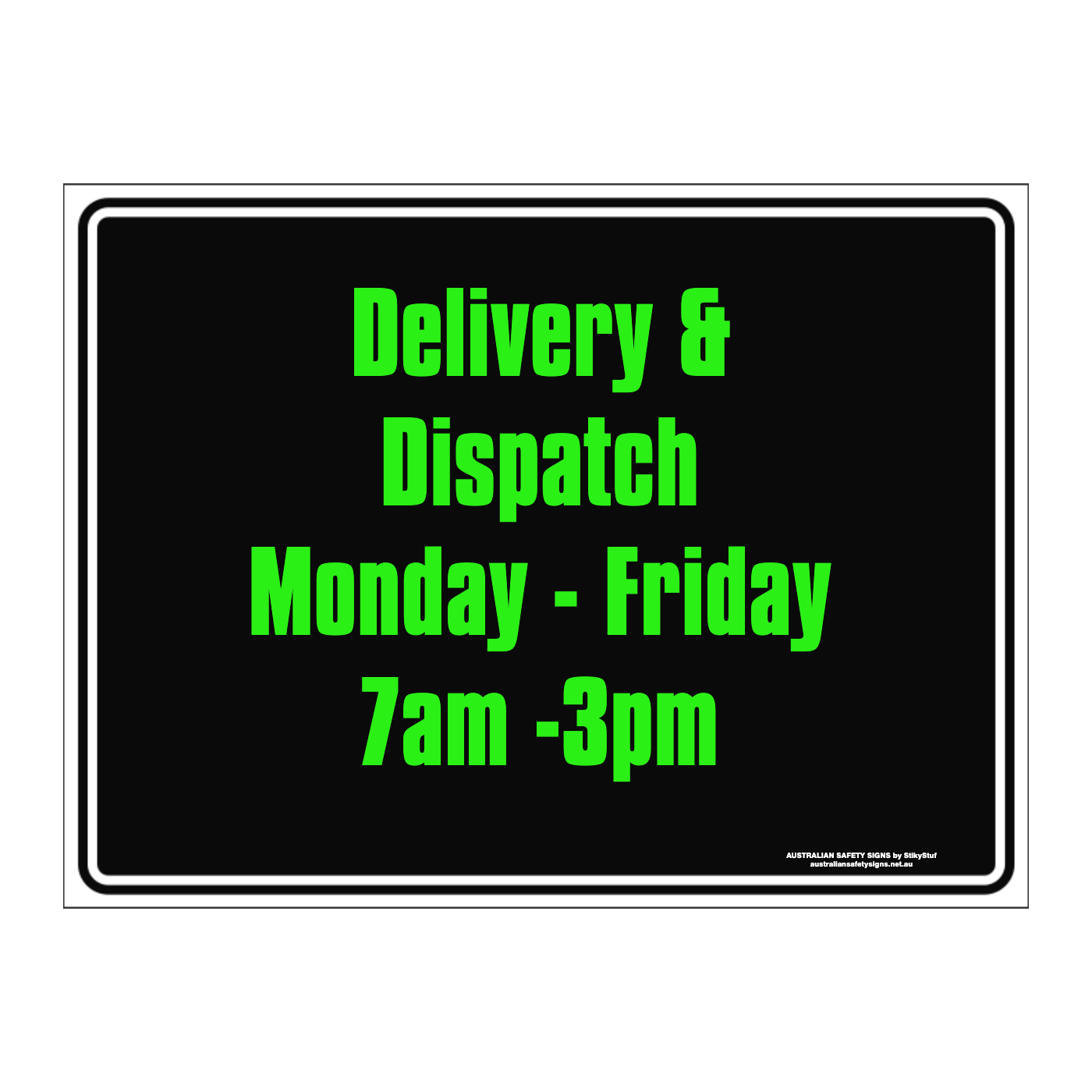 Custom general sign