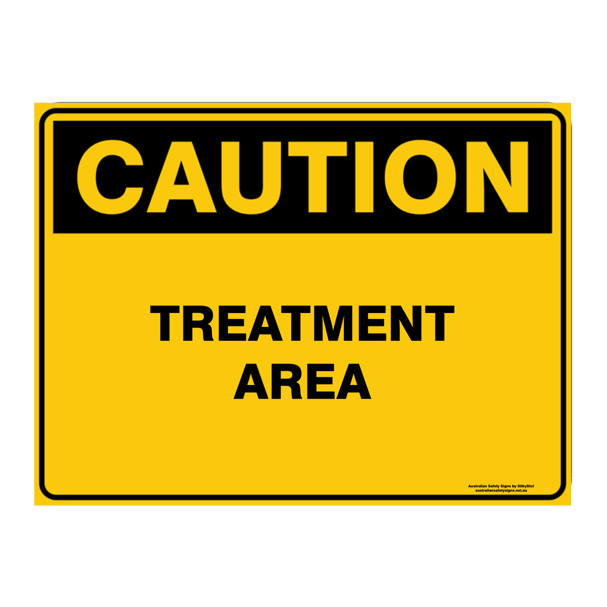 Custom Text Caution Sign