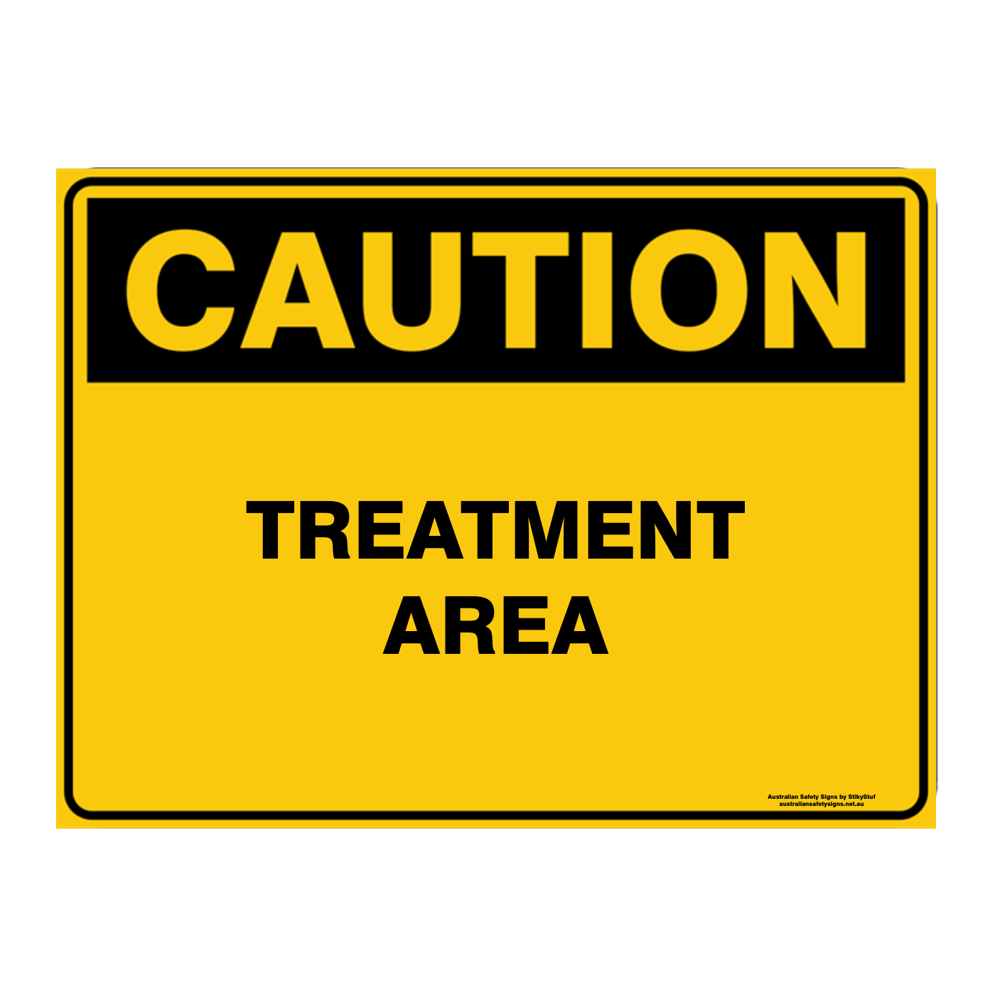 Custom Text Caution Sign