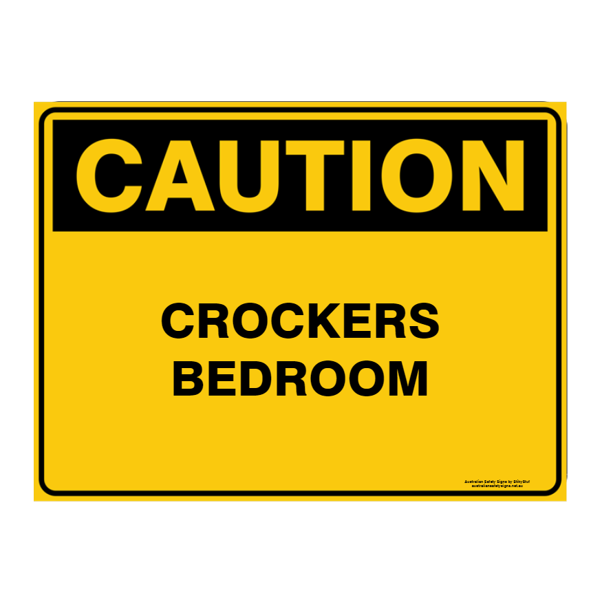 Custom Text Caution Sign