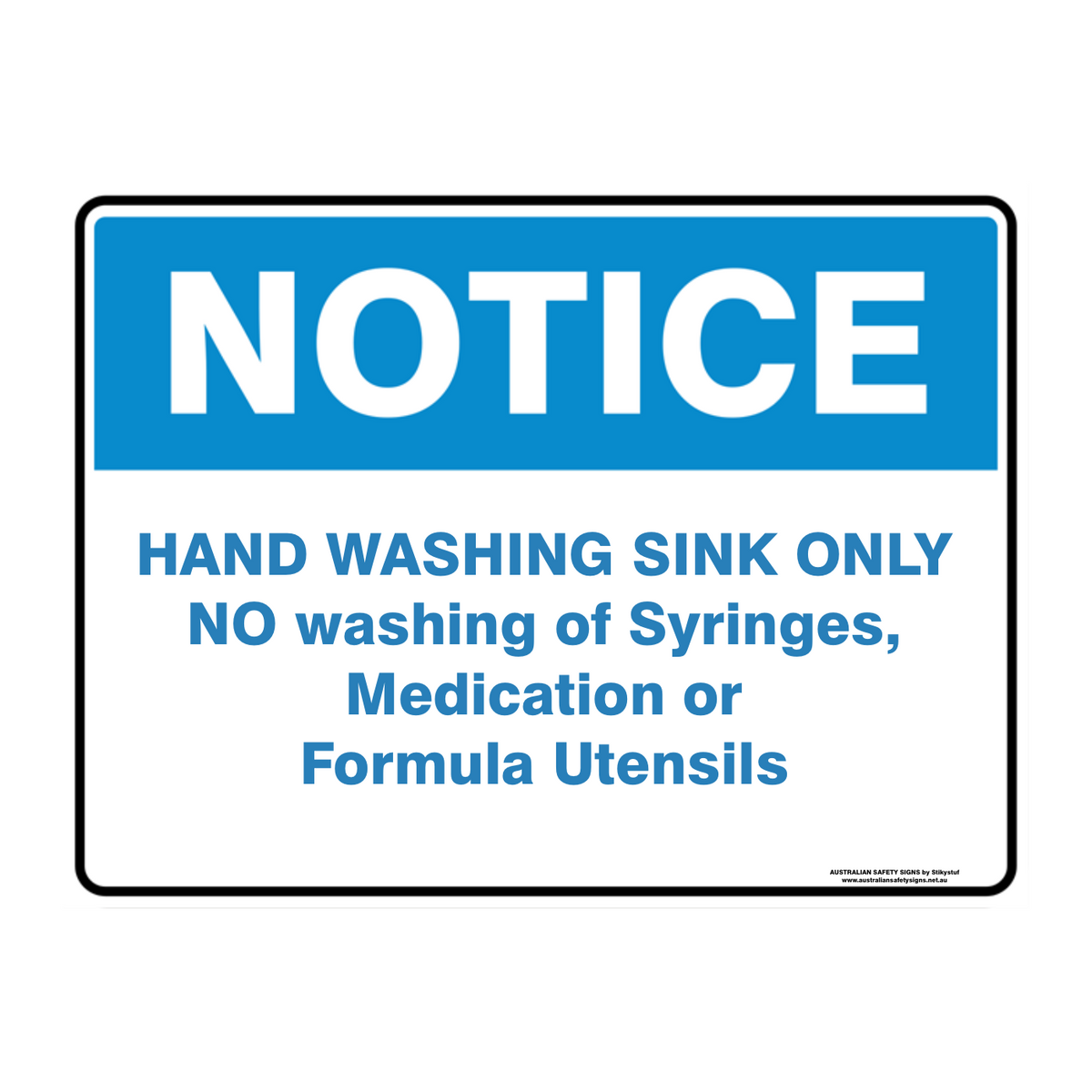 NOTICE CUSTOM TEXT SIGN