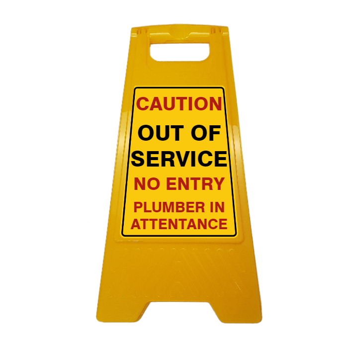 New CUSTOM Your Text Here A-Frame Floor Stand
