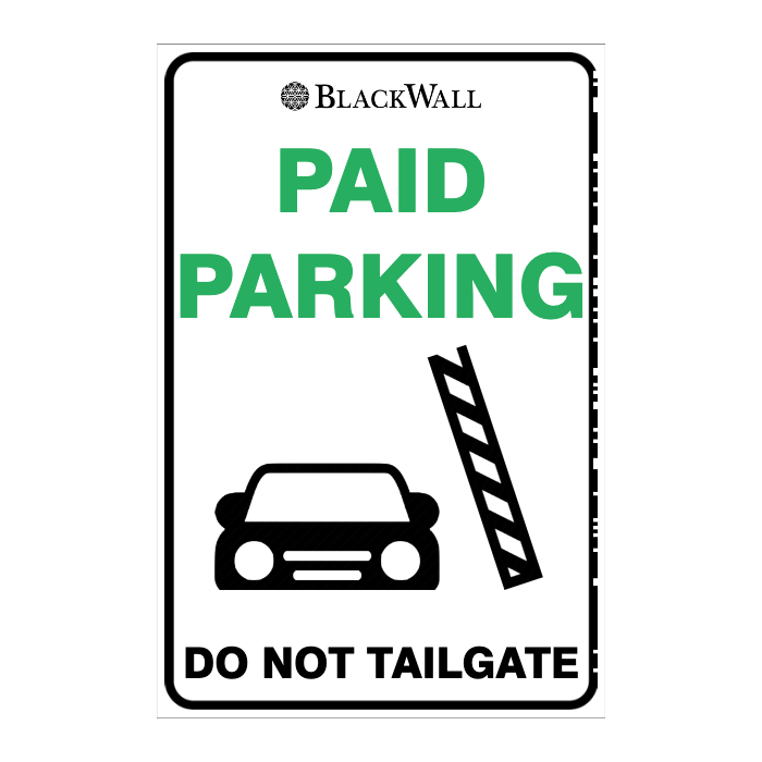 CUSTOM PARKING SIGN