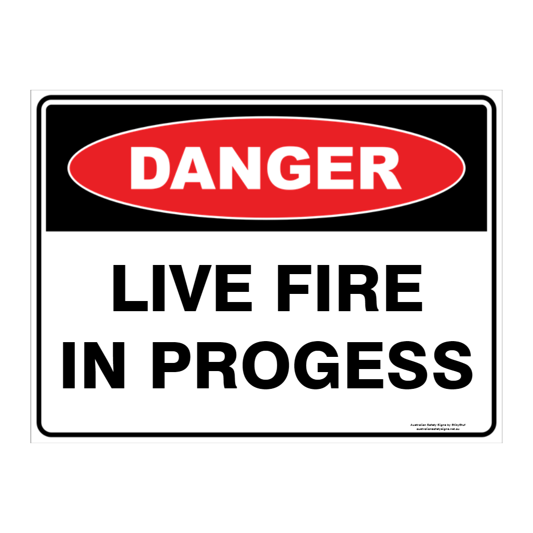 Danger Custom Text Sign