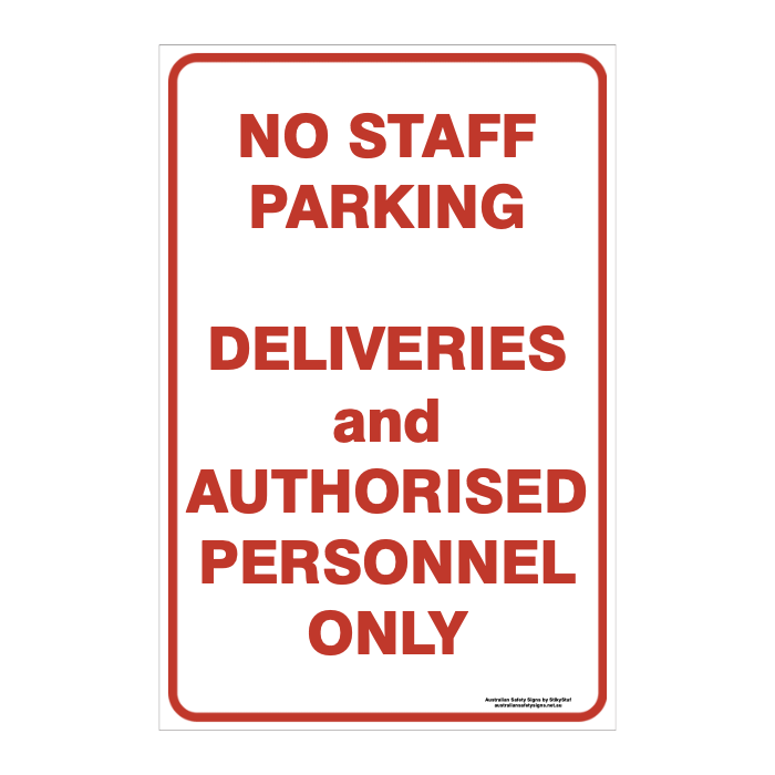 CUSTOM PARKING SIGN