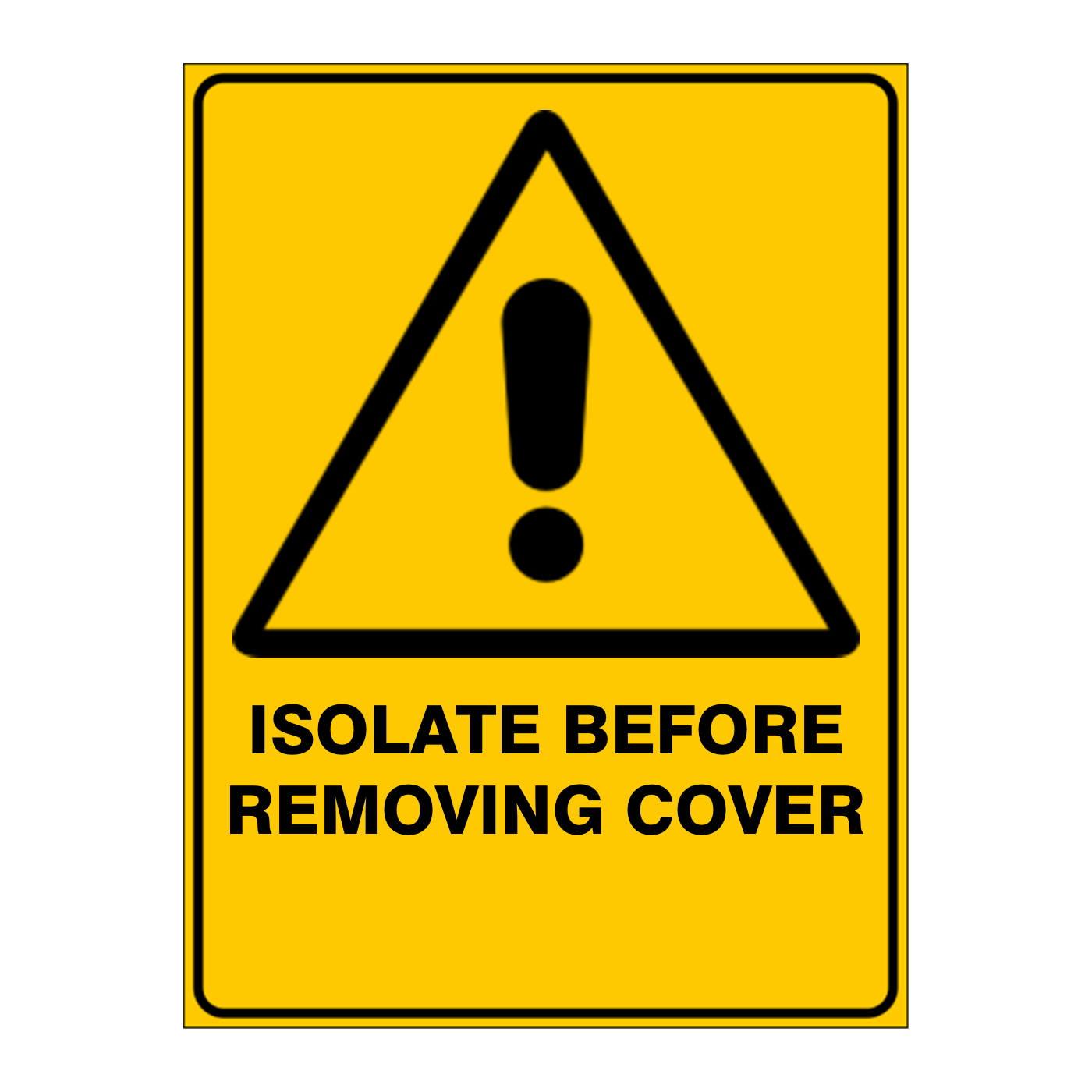 Warning Custom Text Sign