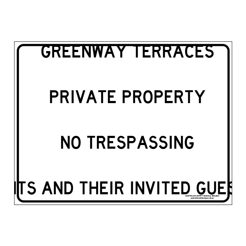 Custom general sign