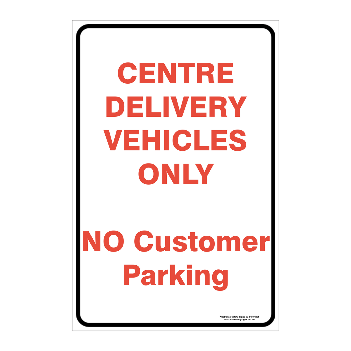 CUSTOM PARKING SIGN