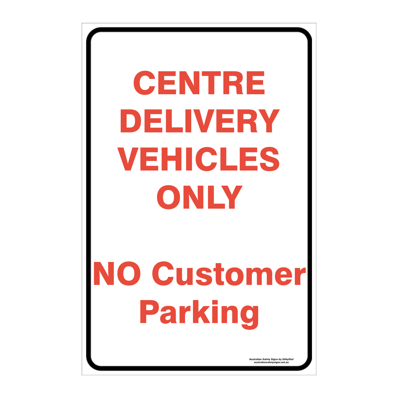 CUSTOM PARKING SIGN