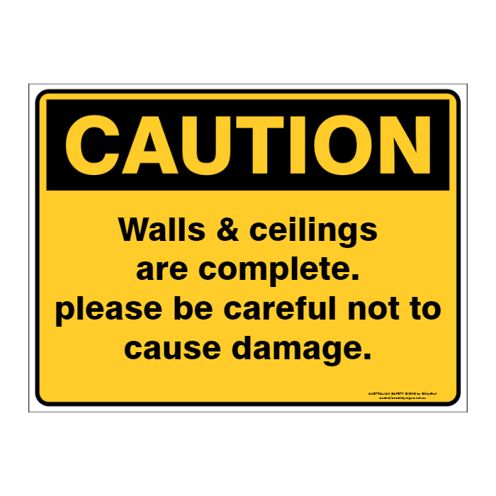 Custom Text Caution Sign