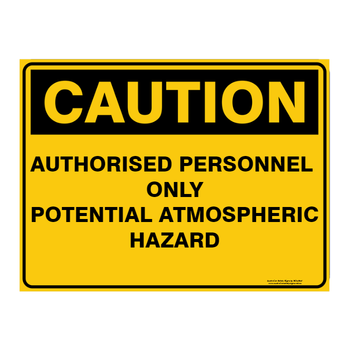 Custom Text Caution Sign