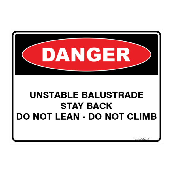 Danger Custom Text Sign - Australian Safety Signs