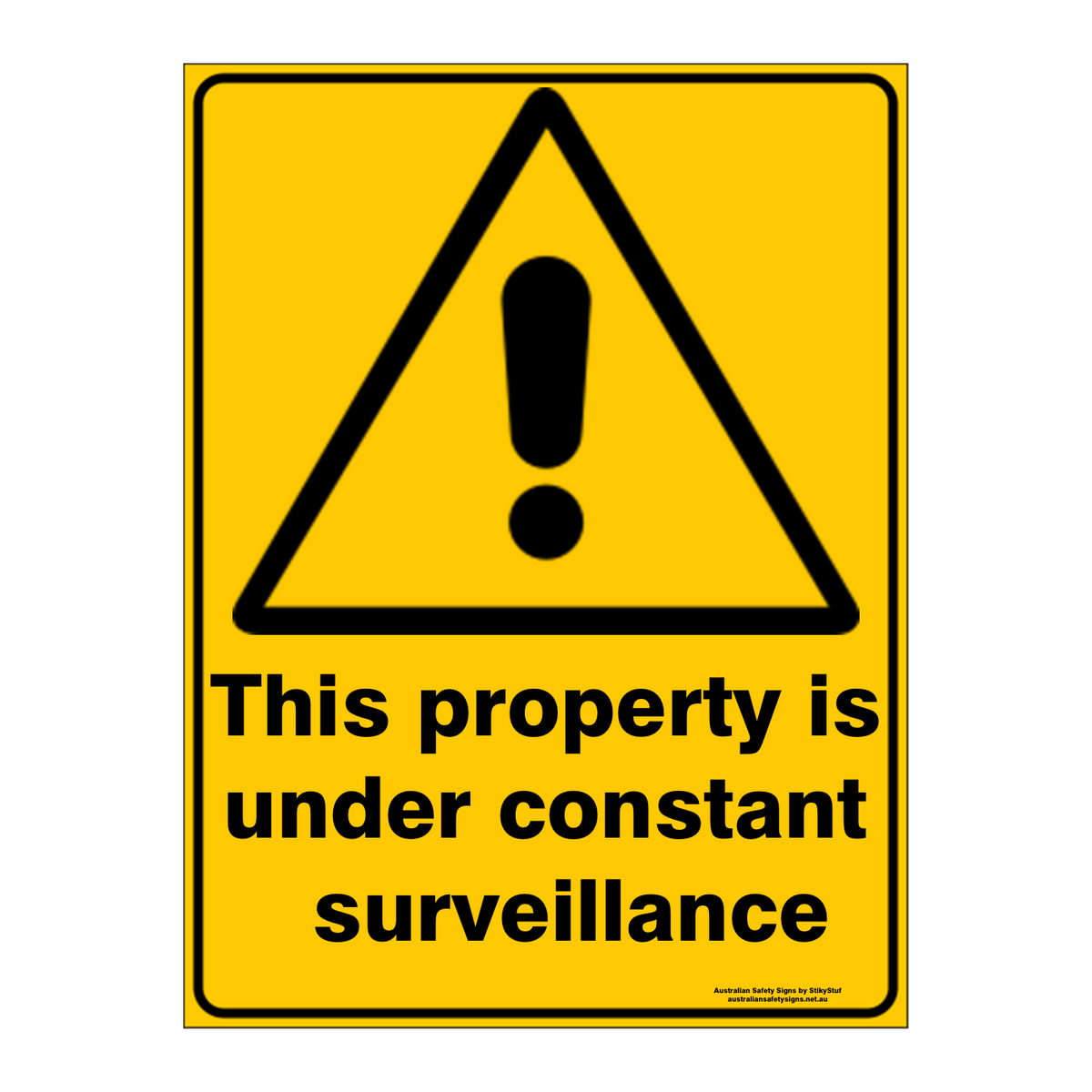 Warning Custom Text Sign