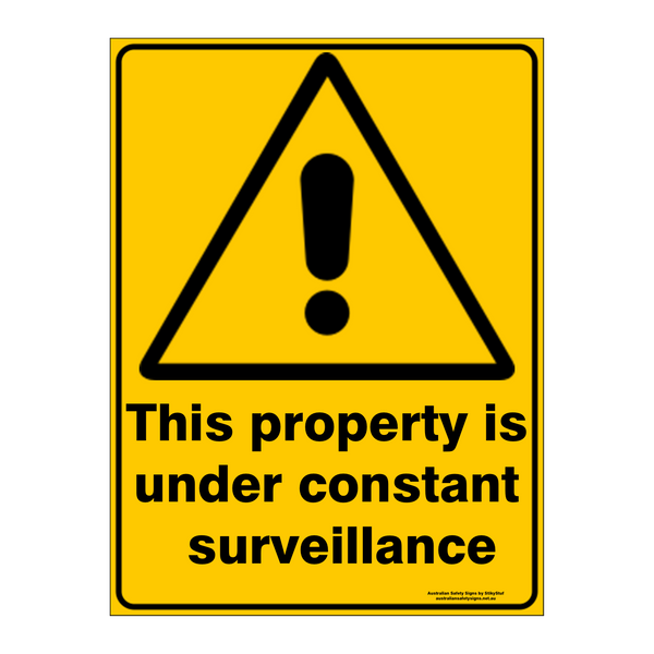 Warning Custom Text Sign - Australian Safety Signs