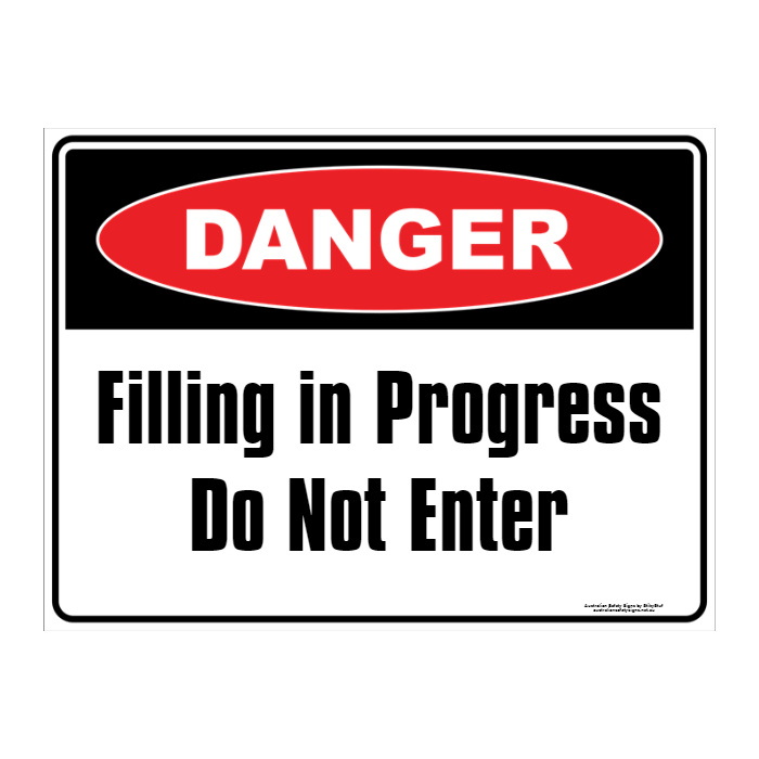 Danger Custom Text Sign