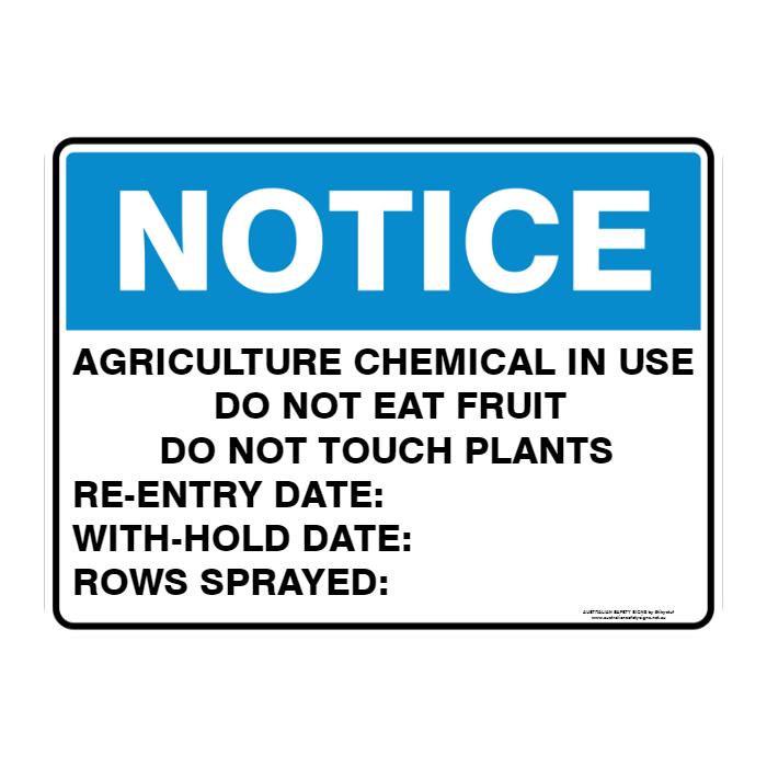 NOTICE CUSTOM TEXT SIGN