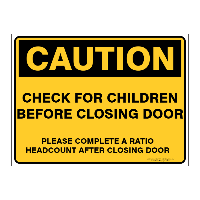 Custom Text Caution Sign