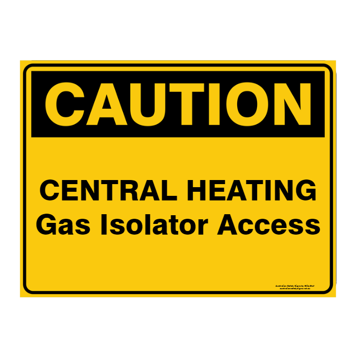Custom Text Caution Sign