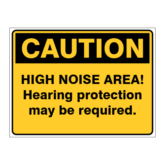 Custom Text Caution Sign