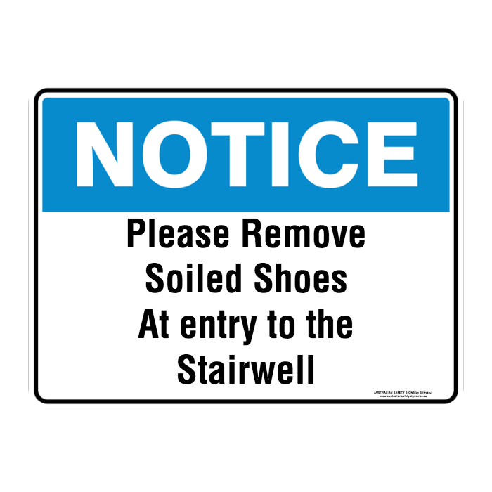 NOTICE CUSTOM TEXT SIGN