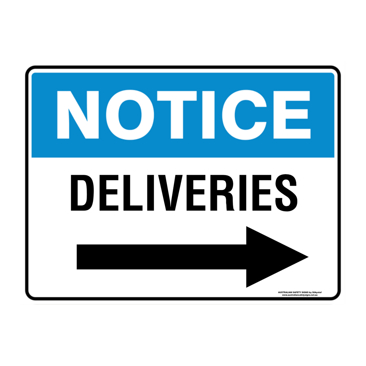 NOTICE CUSTOM TEXT SIGN
