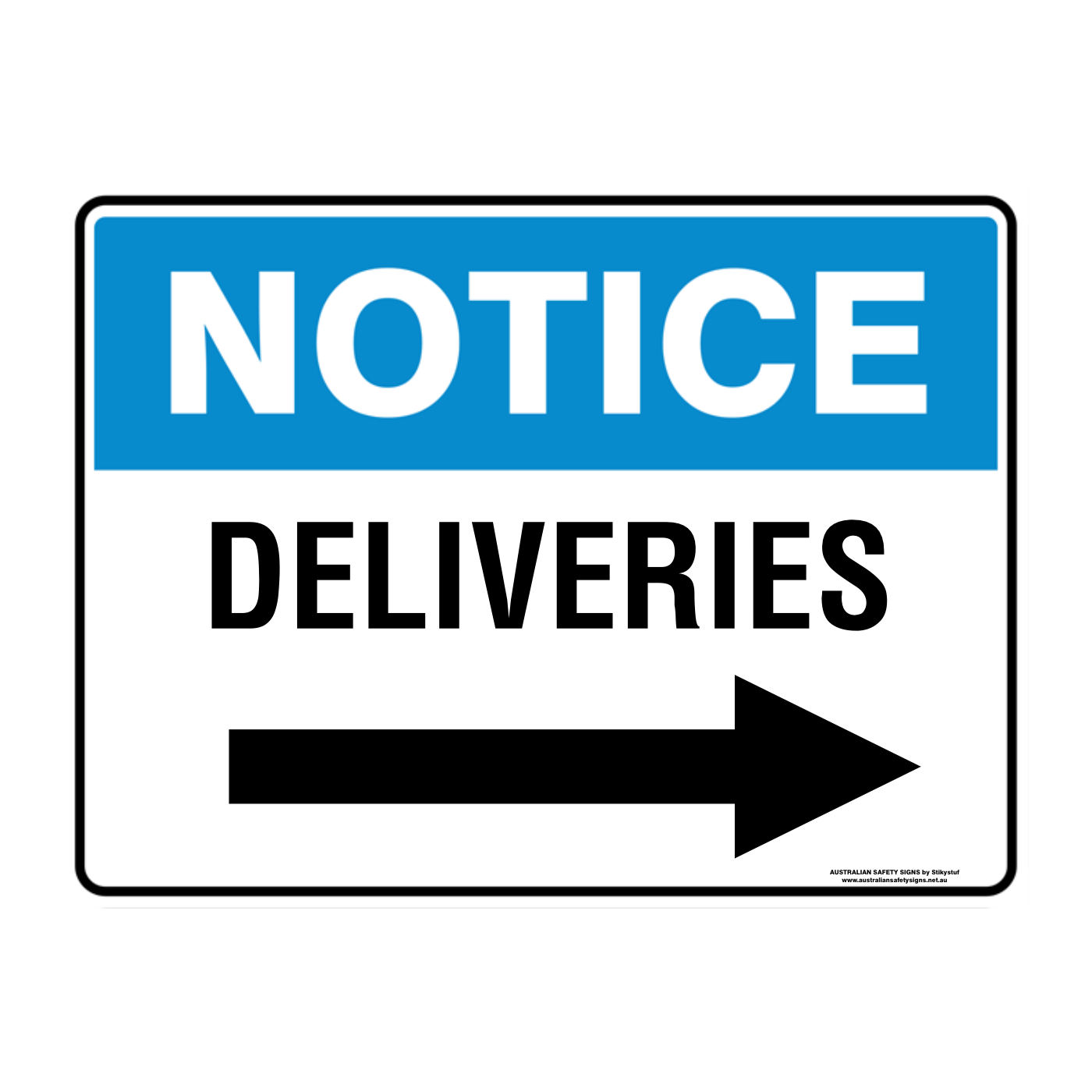 NOTICE CUSTOM TEXT SIGN