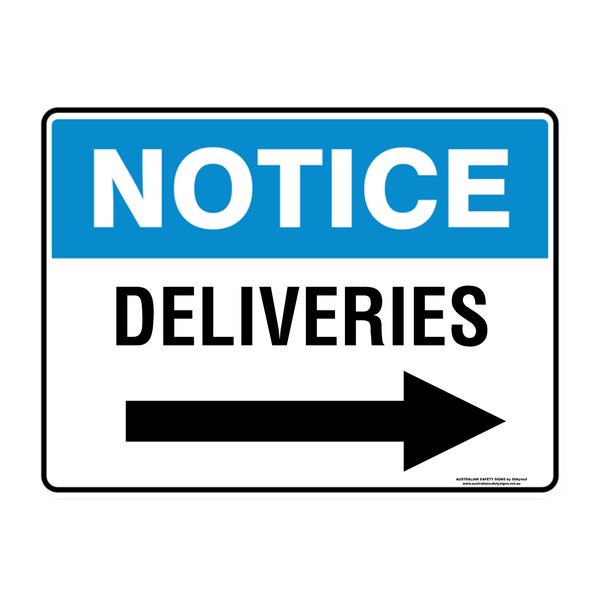 NOTICE CUSTOM TEXT SIGN - Australian Safety Signs