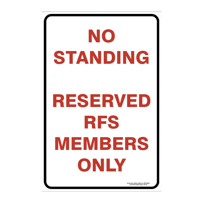 CUSTOM PARKING SIGN