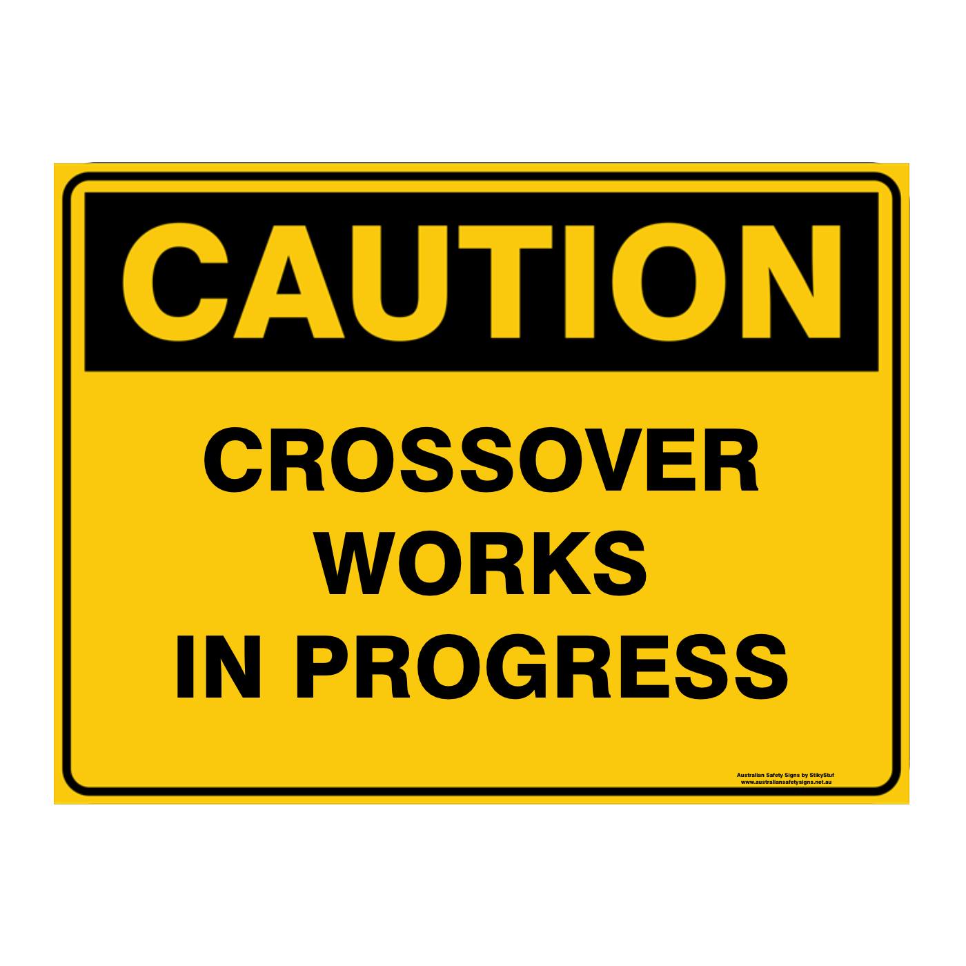 Custom Text Caution Sign