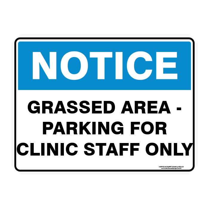 NOTICE CUSTOM TEXT SIGN