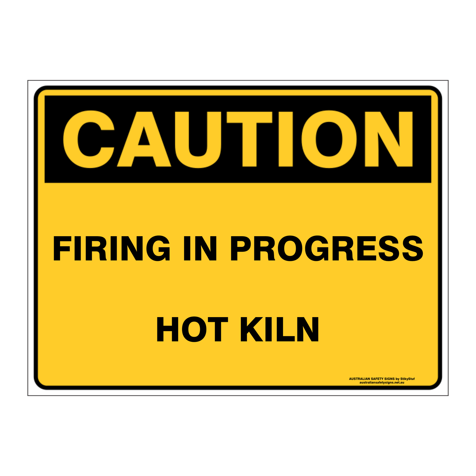 Custom Text Caution Sign